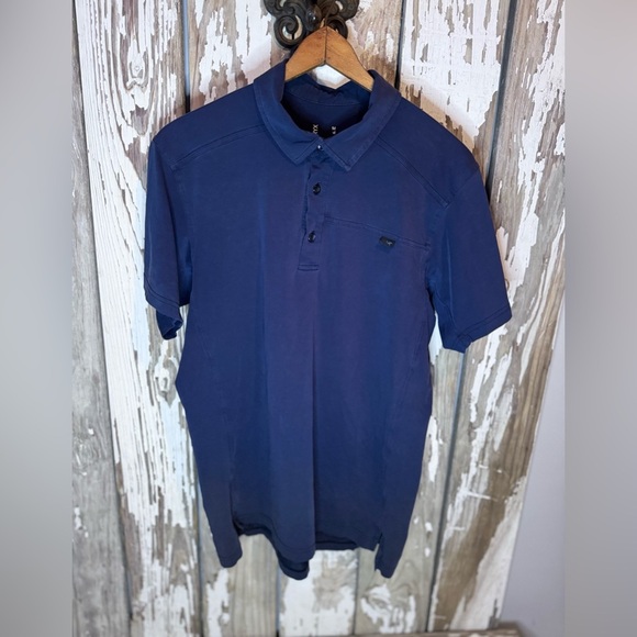 ARC’TERYX Polo Men’s Navy Blue Size Medium - Picture 3 of 8